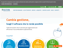 Tablet Screenshot of doctormanager.it